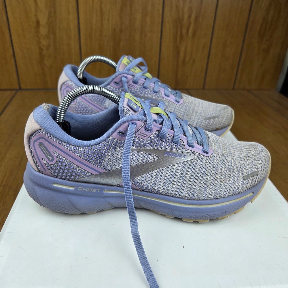 Brooks Ghost 14 Womens Running Shoes Purple Lavender 1203561B566 Size 6.5 B